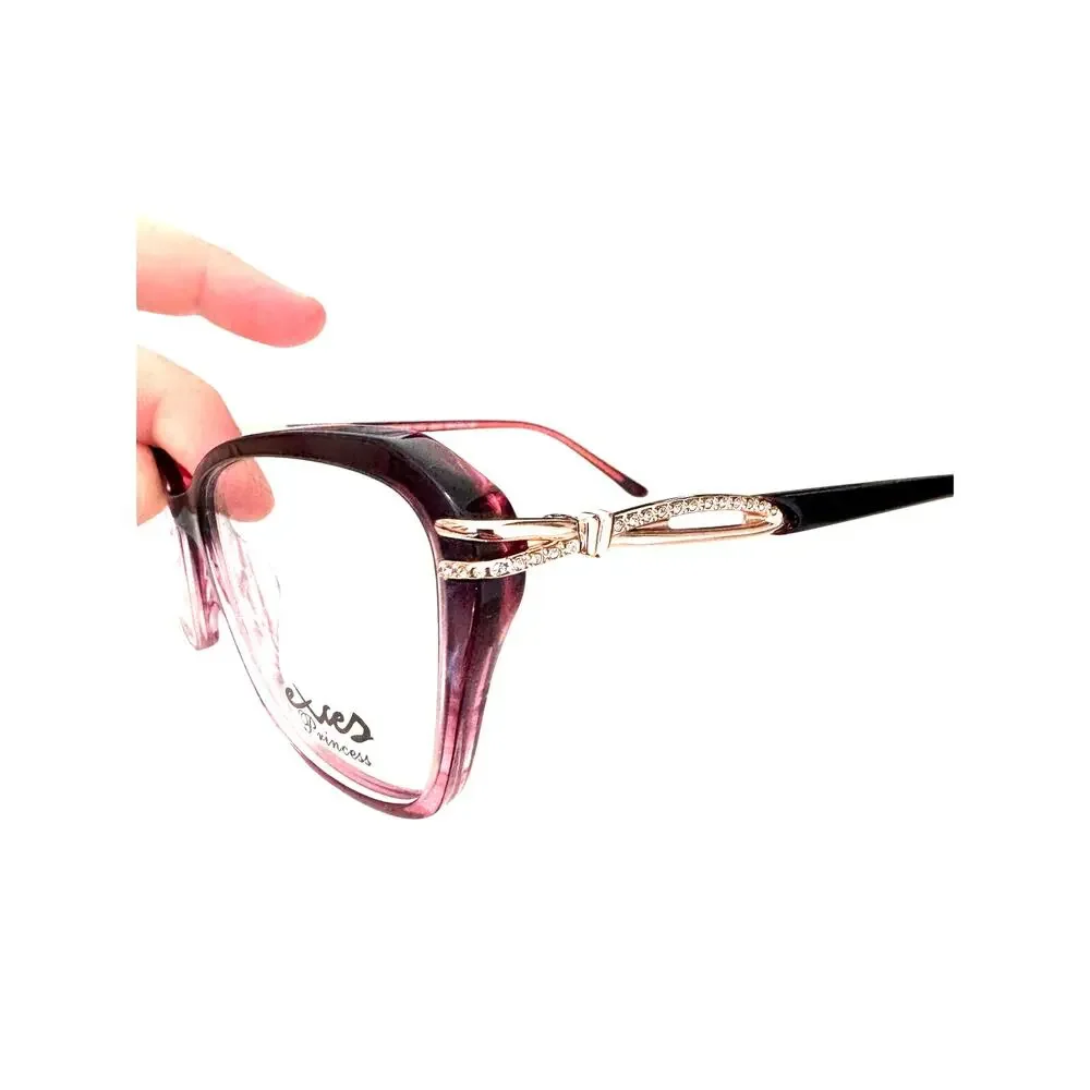 NEW RARE Exces PRINCESS 172 Pink and gold Eyeglasses